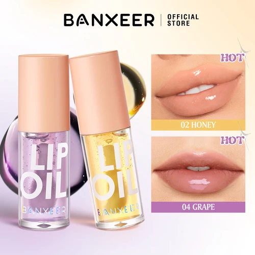 BANXEER-brillo de labios hidratante con sabor a fruta, imprimación reparadora de larga duración, Cosméticos para el cuidado del bálsamo labial