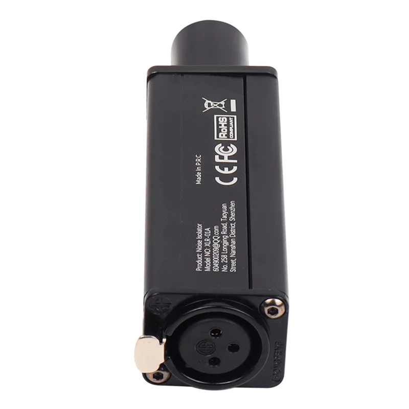 

XLR Audio Noise Isolator Balanced Audio Common Ground Current Sound Elimination Noise Reduction Mixer Microphone Sound