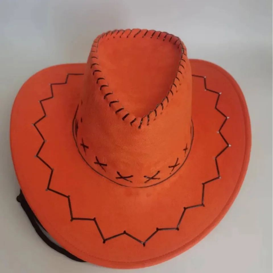 Western Cowboy Hat for Men - Outdoor Hat, Mongolian Prairie Rider Hat, Travel & Stage Performance Costume Accessory