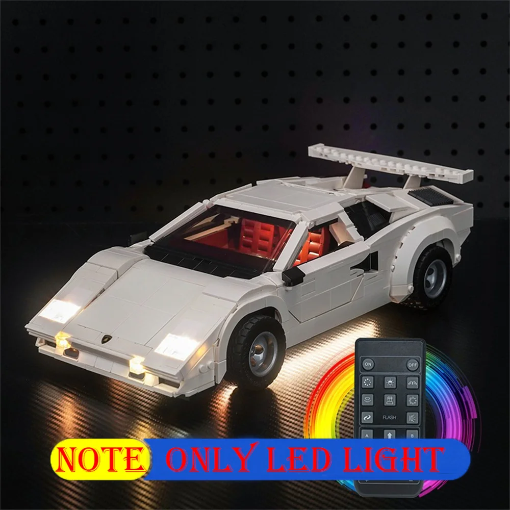 

Car Lighting Set For 10337 Countach 5000 Quattrovalvole Not Include Building Blocks (Only Led Light Kit)