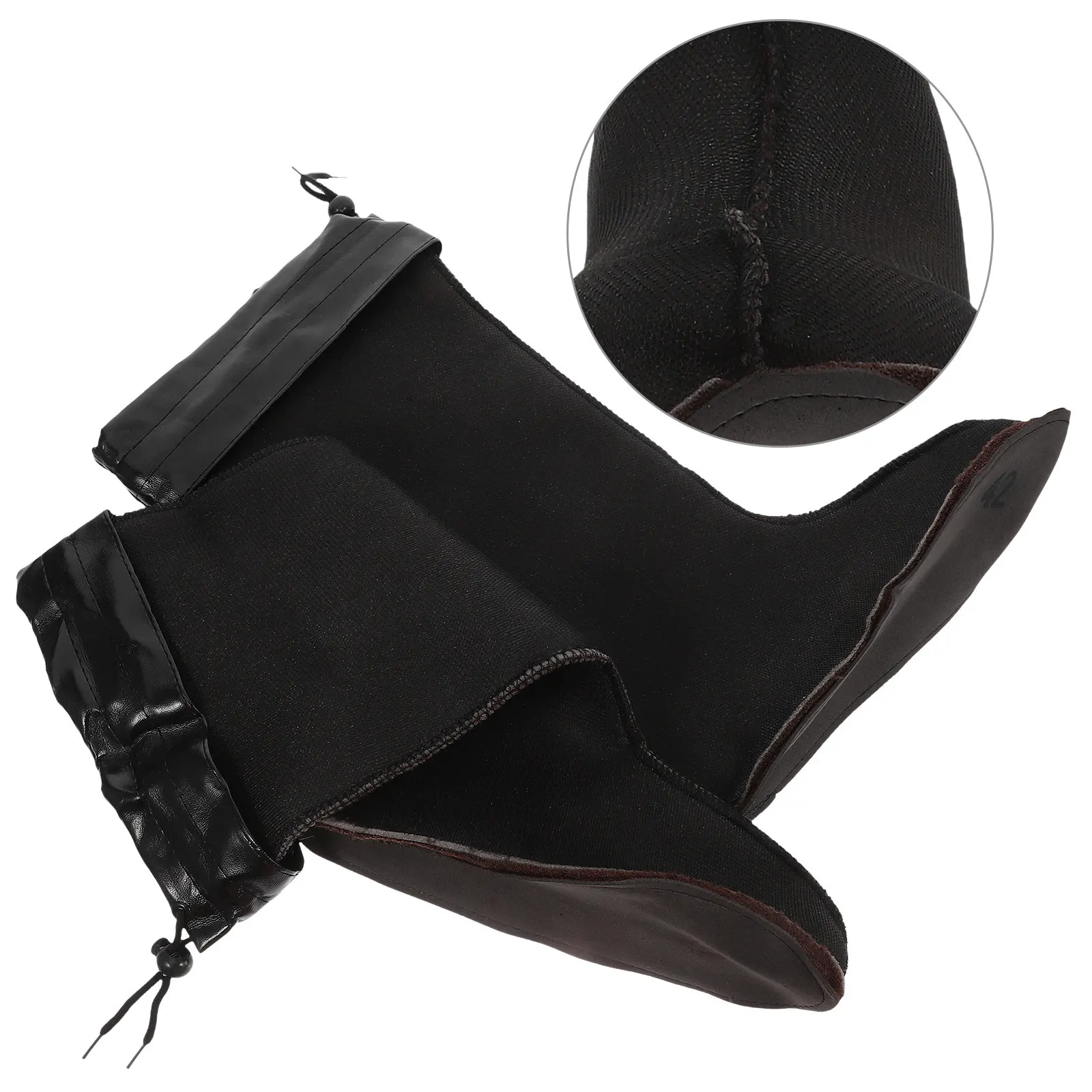 

1Pair Men Warm Boot Liners Detachable Thick Rain Boot Inner Liners Comfortable Walking Boots Accessory Winter Use