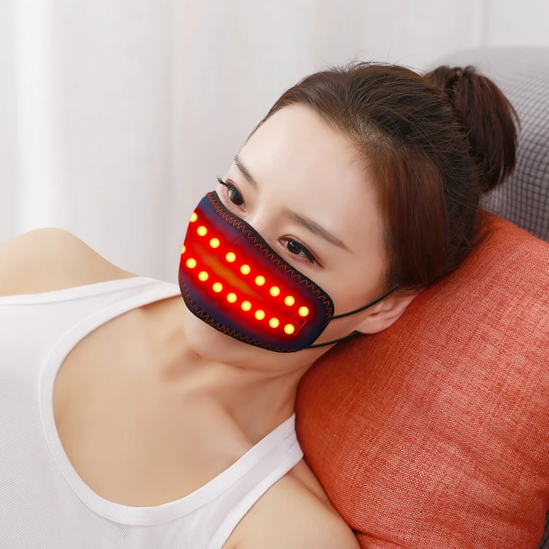

Portable Red Light Therapy Heated Nasal Massager Temp Control Relieves Allergic Rhinitis Stuffy Nose Runny Nose Sleep Aid Unisex