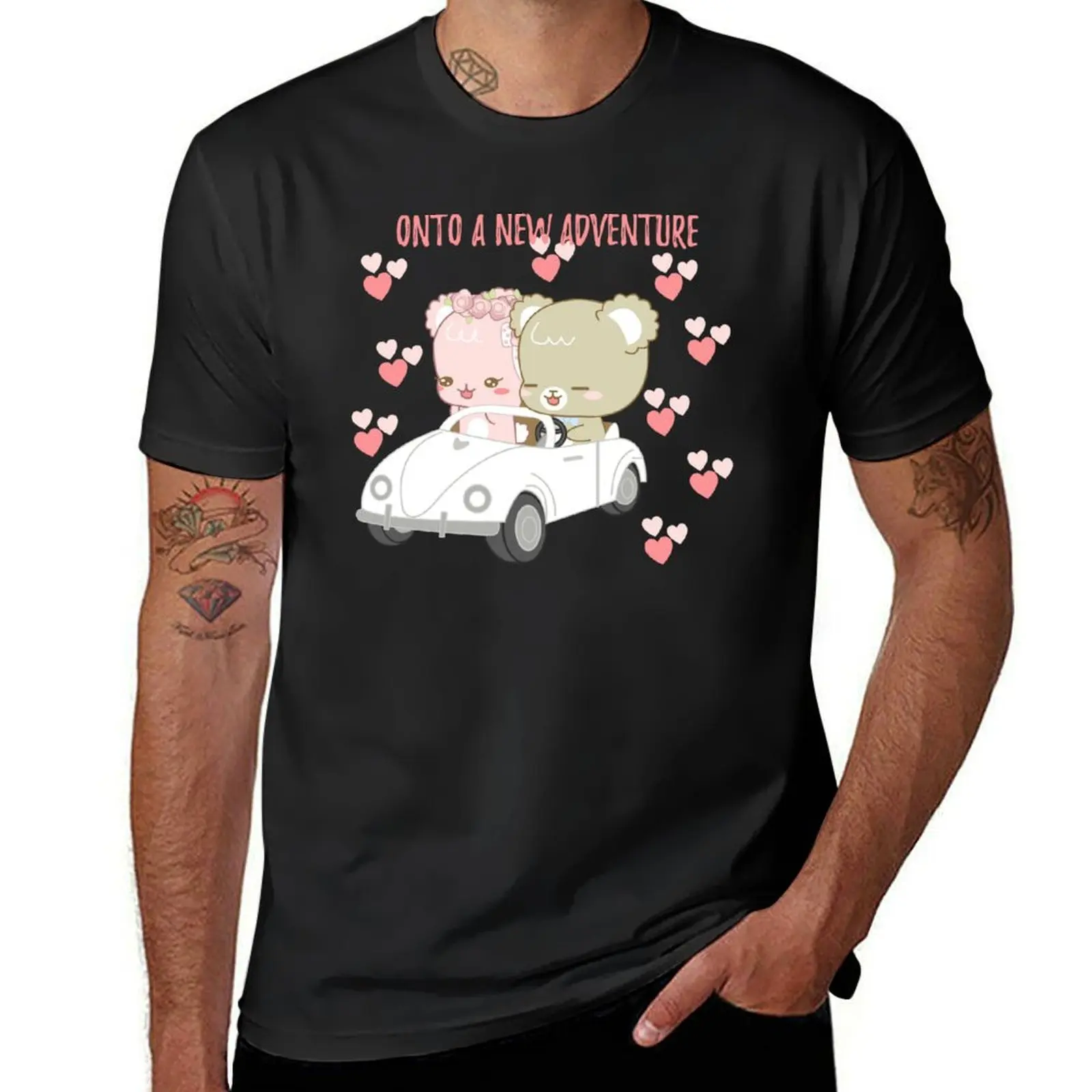 

Sugar Cubs Onto a New Adventure T-Shirt cute tops customizeds vintage graphic tee mens graphic t-shirts hip hop