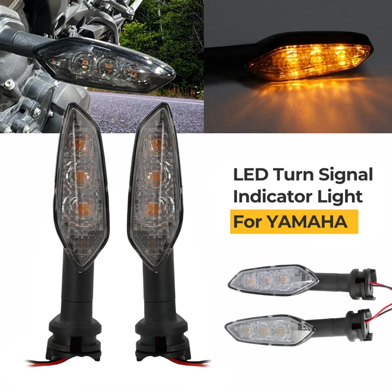 LED Turn Signal Light For YAMAHA MT09 YZF-R25 MT07 MT03 FZ6 FZ25 FZ1 Fazer Tenere 700 XSR Tracer 900/GT XJ6 FZ Flasher Indicator