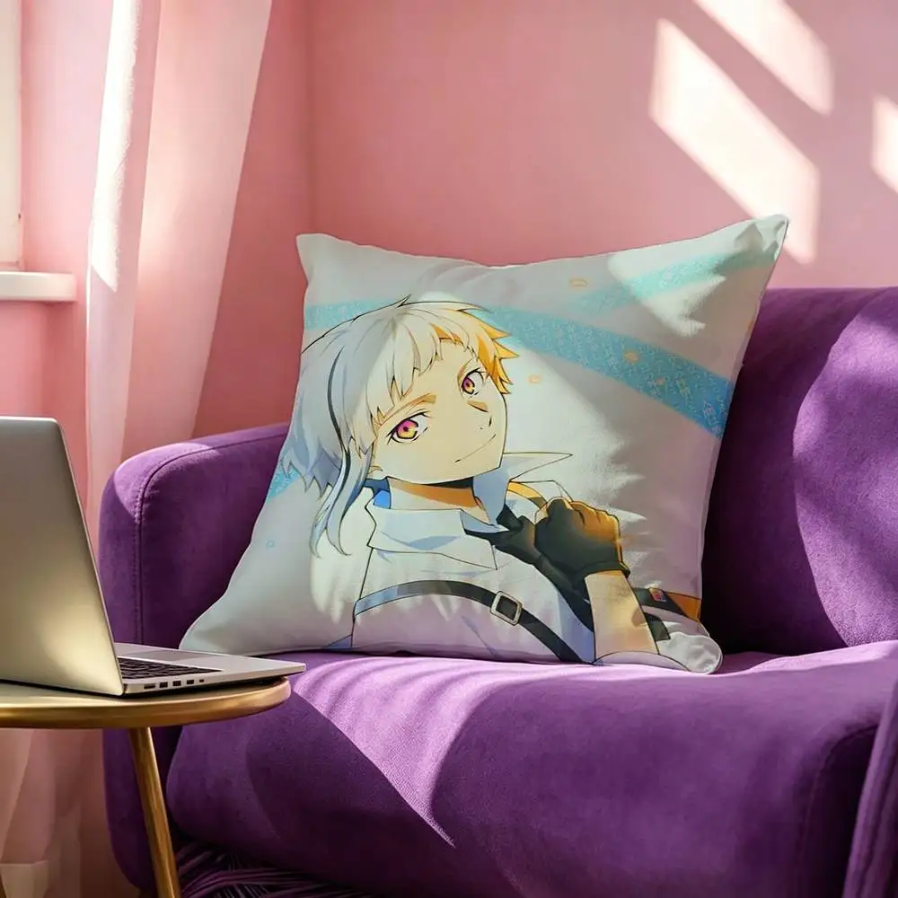 B-Bungo Stray Dogs A-Atsushi Tiger  Square Double-Sided printed Pillow Case Bedroom Bedside Pillow Sofa Cushion Cover