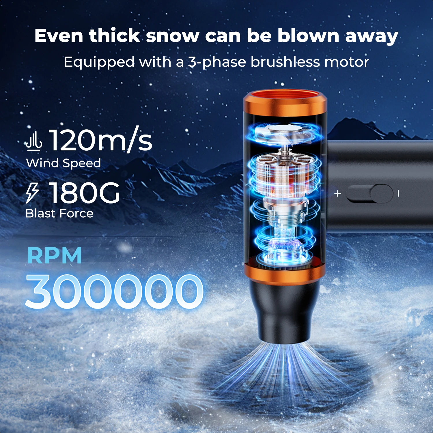 2-in-1 흡입&공기 블로어 300000RPM 진공 압축 충전식 전기 에어 더스터 컴퓨터, 노트북 키보드, 자동차, 카메라 청소용