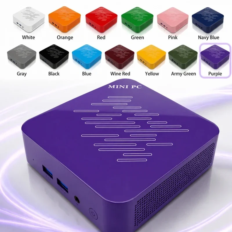 Compact Pocket Mini PC 13 Optional Colors Core N150 16GB RAM 1/2TB SSD BT5.2 WiFi6 Windows11 4K Household Desktop