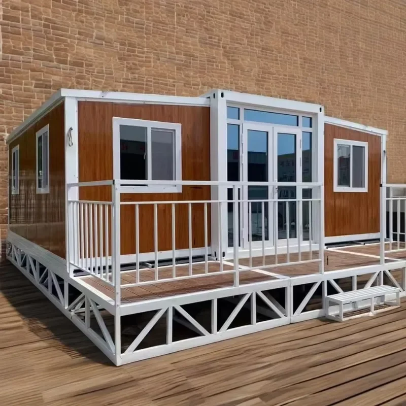 Prefab Expanded Container Houses for Residential Villas and Shops