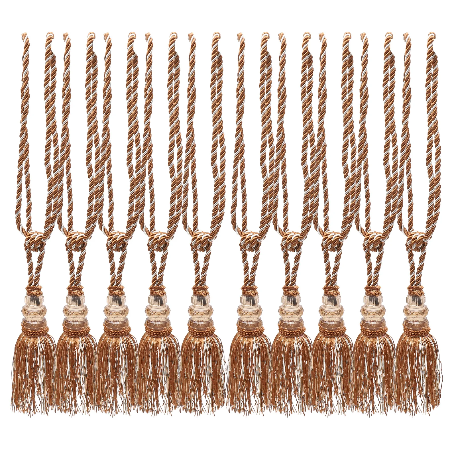 

10Pcs Curtain Tiebacks Tassel Decoration Trim for Curtains Cushions Sofa DIY Craft Tassels Home Pendant Curtain Ornaments