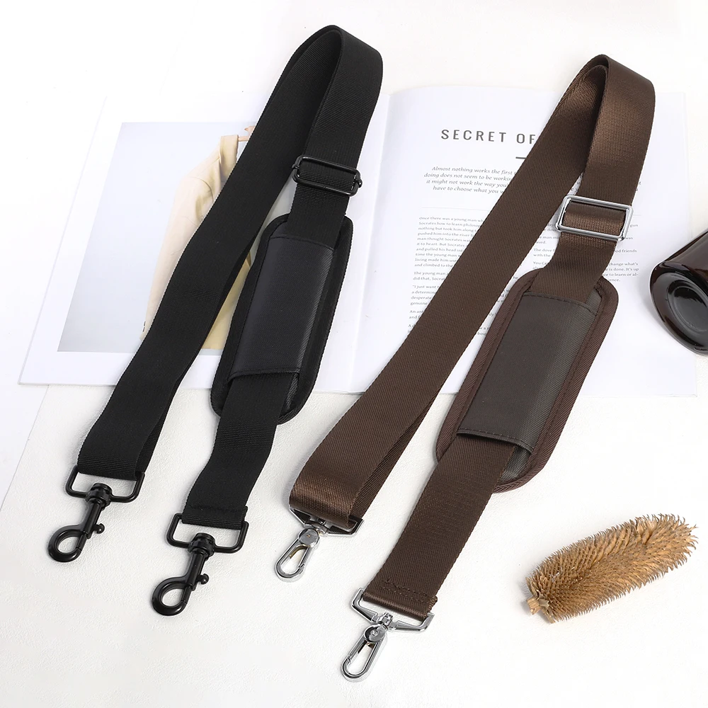 Briefcase Crossbody Shoulder Bag Strap Black Coffee Laptop Backpack Belt Adjustable Replacement Detachable Strap For Men Bag