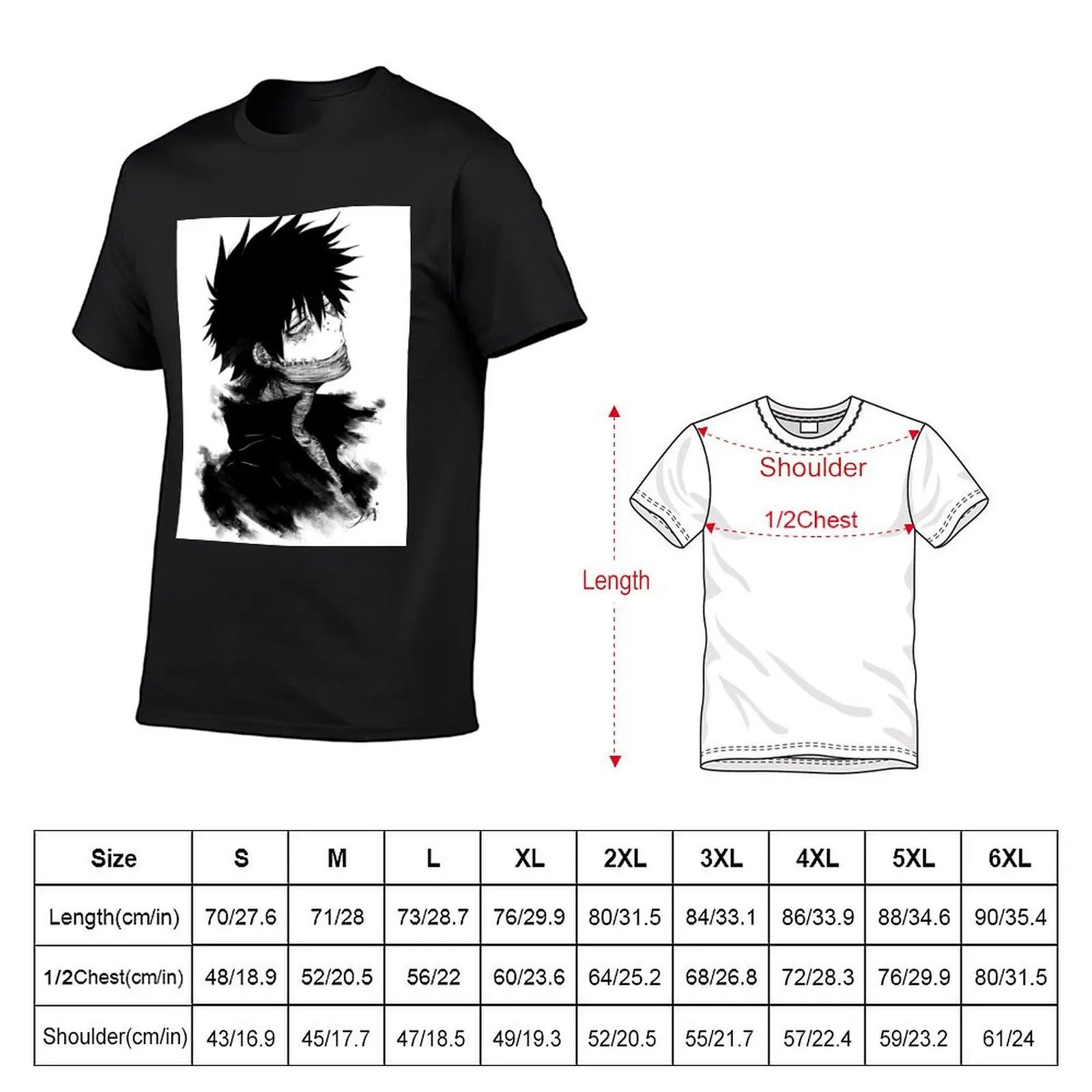 Dabi T-Shirt tops animal prinfor boys anime t shirts summer clothes mens clothing