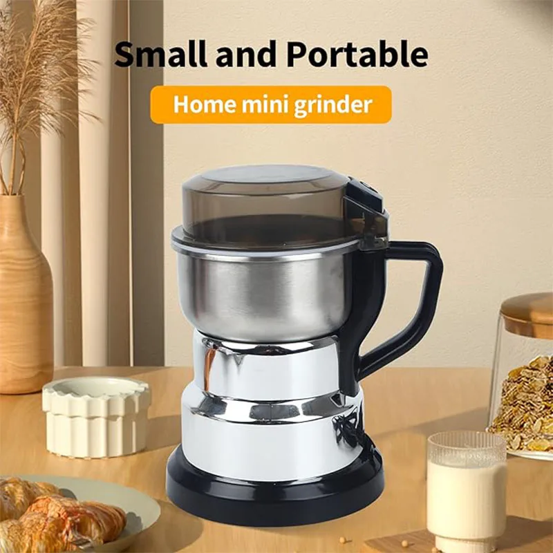 

Brand new 400W 316 stainless steel high power coffee bean grinder cereal nut bean spice machine coffee soybean grinder