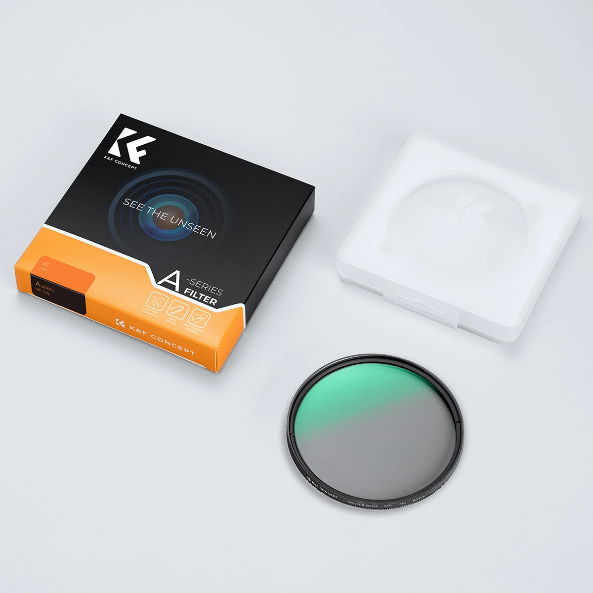 K & F Concept 67mm filtro CPL 58mm 82mm lente polarizzatore circolare rivestimento verde filtro A serie 49mm 52mm 55mm 77mm 62mm 72mm