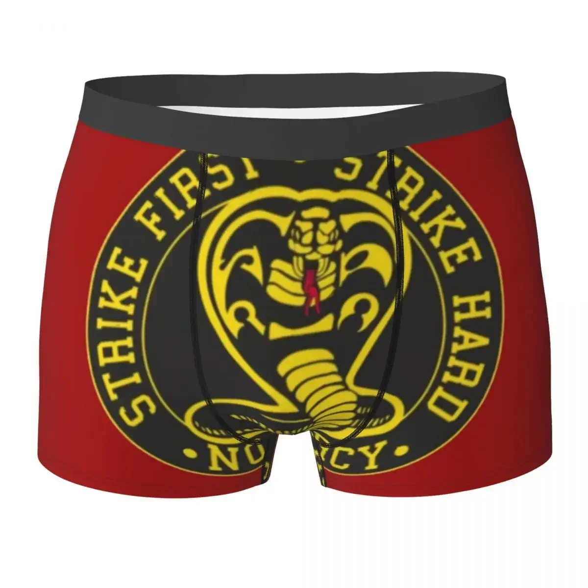 Boxer Underpants Shorts Cobra Kai Panties Men's Breathable Underwear for Homme Man Boyfriend Gifts