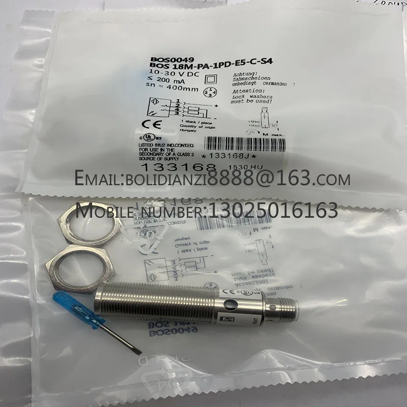 New proximity switch sensor BOS 18M-PA-1PD-E5-C-S4
