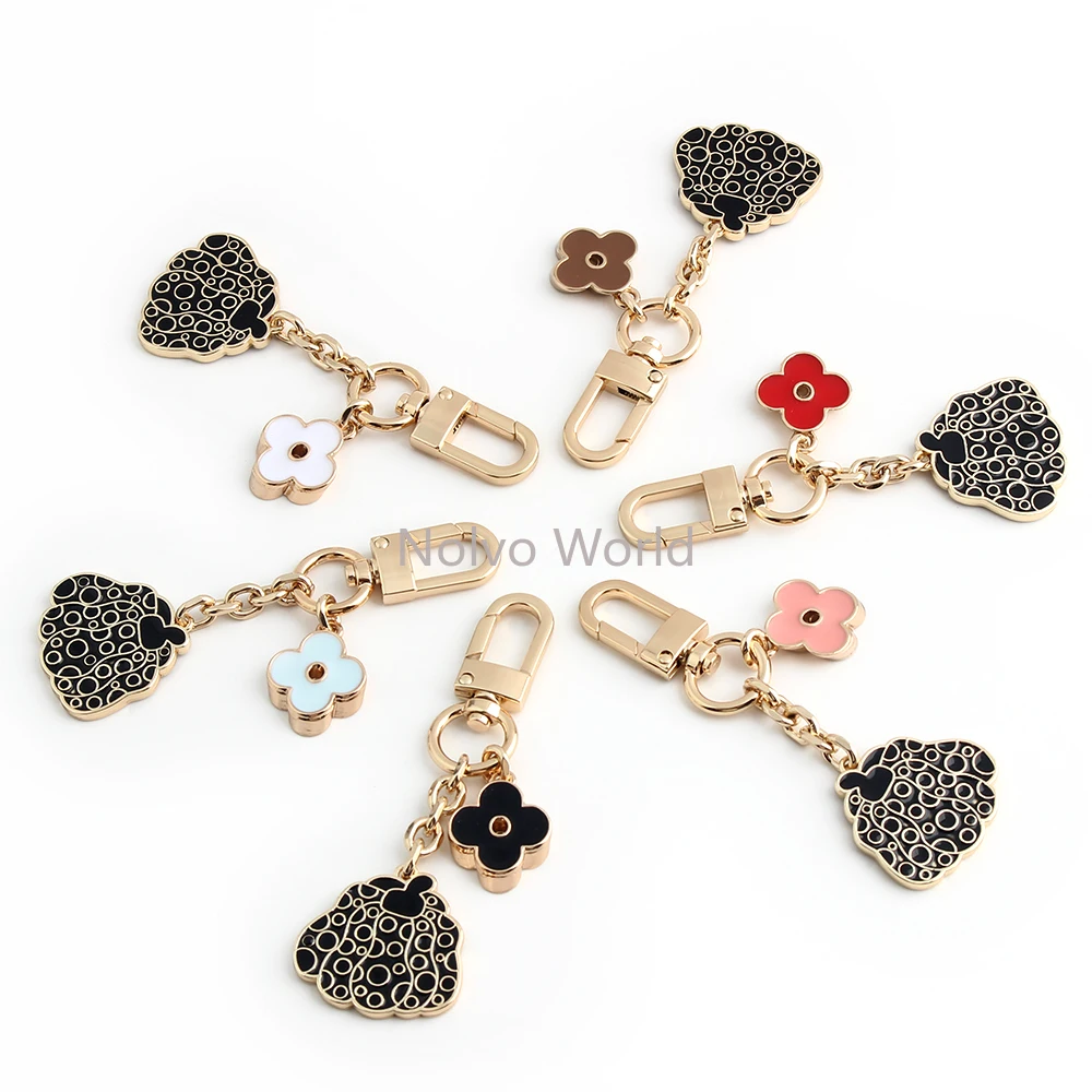 2/10/20PCS 100x35mm Plum blossom Shape Bag Pendant Keychain For Backpack Cartoon Toys Charm Key Chain Friends Gift Accessories