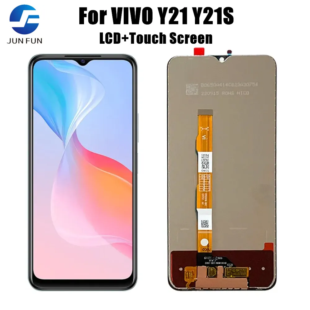 

6.51"10-Point For VIVO Y21S V2110 LCD Display Screen+Touch Panel Digitizer For VIVO Y21 V2111 LCD With Frame Assembly