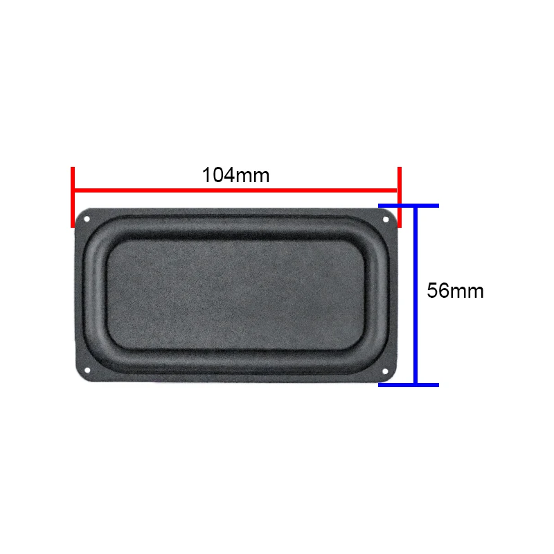 104*56 مللي متر ل هارمان كاردون منخفضة التردد المبرد تهتز لوحة Speaker بها بنفسك المتكلم مساعد باس السلبي ل 3 بوصة القرن استخدام 2 قطعة