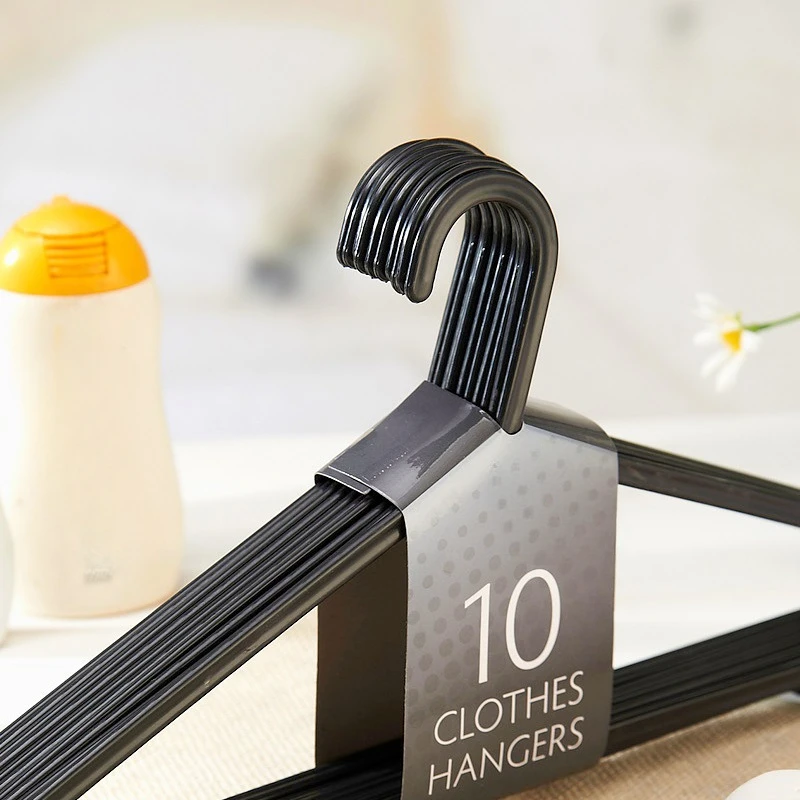 10PCS  Adult Clothe Hanging Rack Clothing Hanger Non-Slip Dry Portable Household Clothe DressOrganizer Closet Clothes hanger