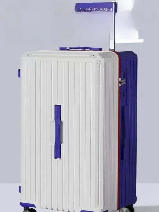 2026-new-high-aesthetic-multi-functional-luggage-24-inch-robust-durable-37-points-pull-rod-suitcase-student-travel-suitcase