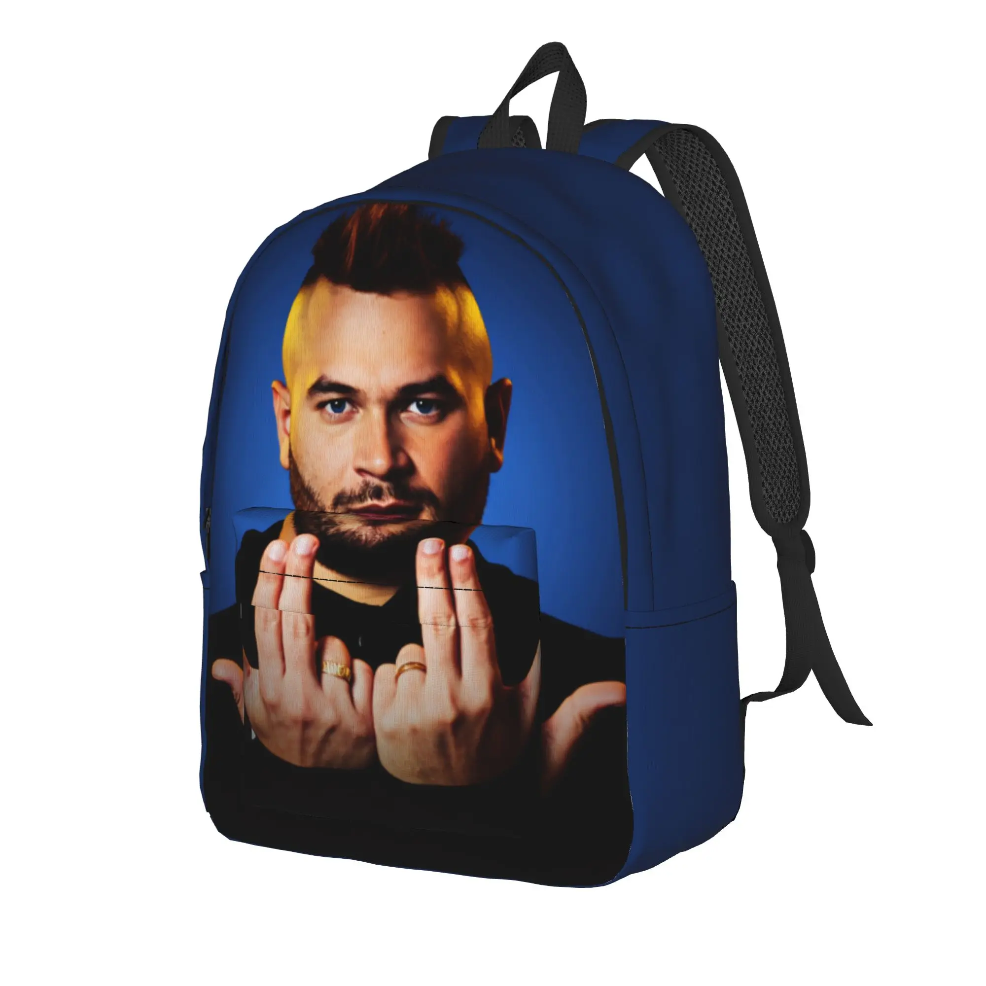 Rapper Jul Graphic Vintage College Backpack  Kawaii Backpacks Female University Breathable High School Bags Design Rucksack