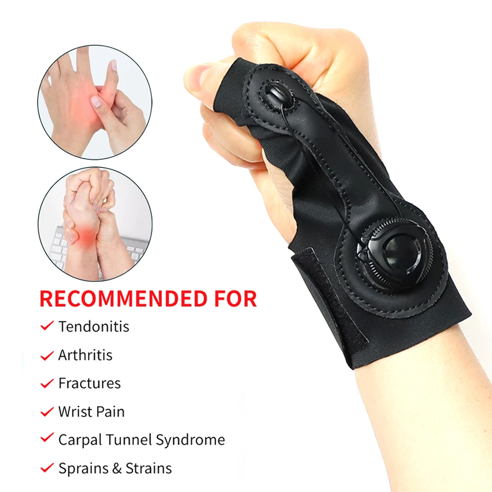 1PC Carpal Wrist Brace – Adjustable Wrist Support with Knob Thumb Control, Wrist Straps for Fitness & Pain Relief, Carpal Tunnel