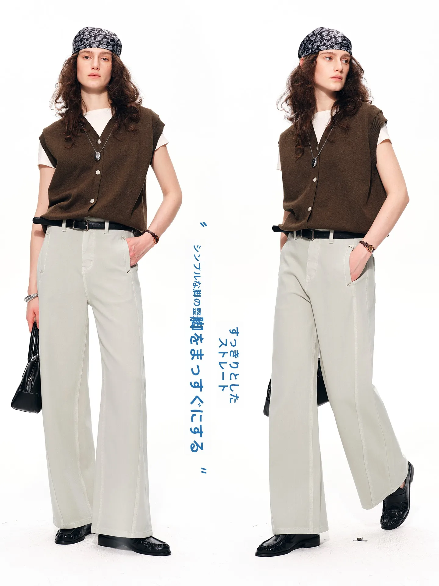 

Женские джинсы с высокой талией и деконструированным кроем, весна 2026, новые прямые джинсы из денима, свободный крой, удобные, из смесового хлопка