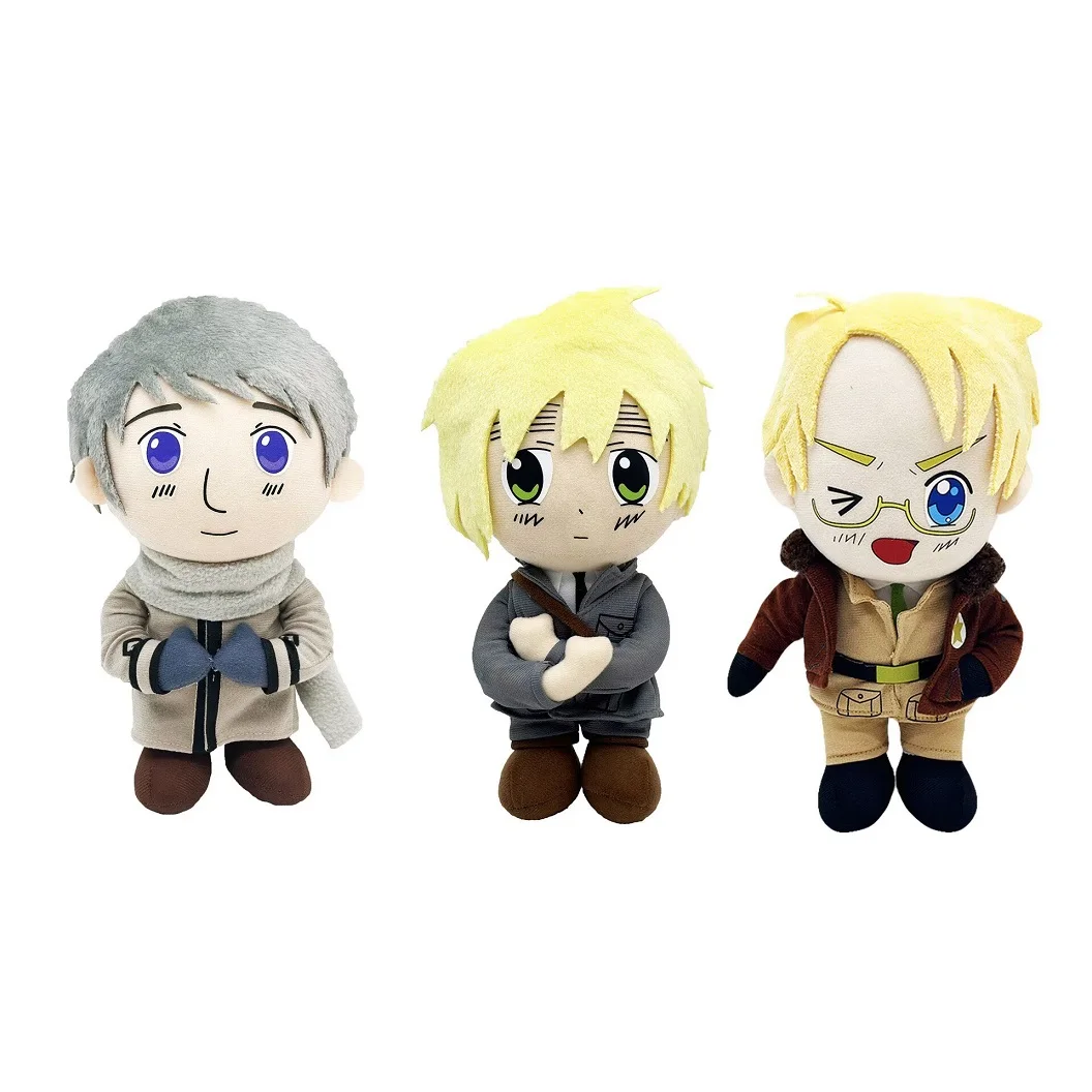 Hot Hetalia: Axis Powers Plush Doll Toy Kawaii The Beautiful World Arthur Kirkland Gilbert Beilschmidt Plush Toy For Kid Gifts