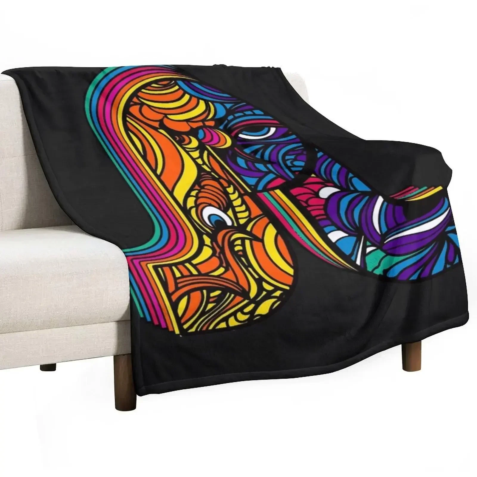 

Pl pretty lights music logo classic t shirt Throw Blanket Multi Use Warm Blanket for Living Room Bedroom