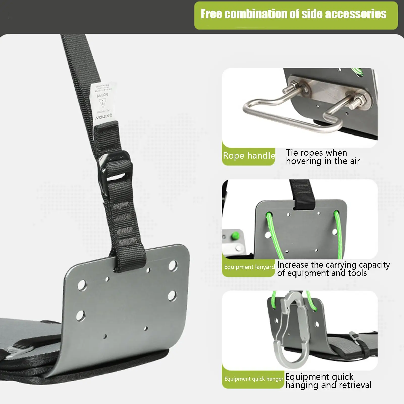 Tree Climbing Harness Adjustable Comfort Climbing Belt Mountaineering Accessories For Camping Lineman Service Home Users