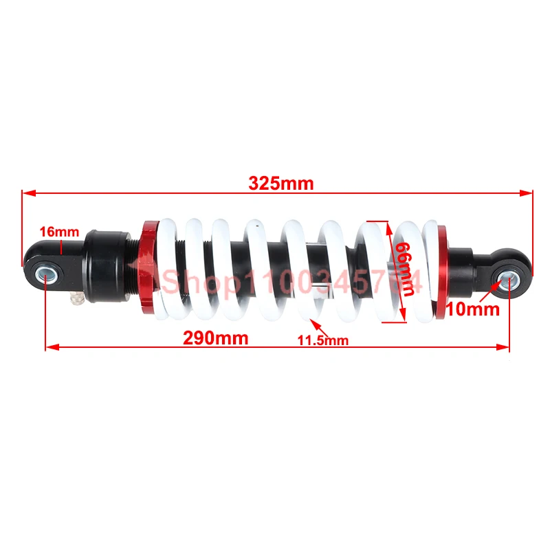 290mm Rear Shock Absorber Suspension absorption For Thumpster Cross Motorbike Dirt Pit Bike ATV QUAD Accessories