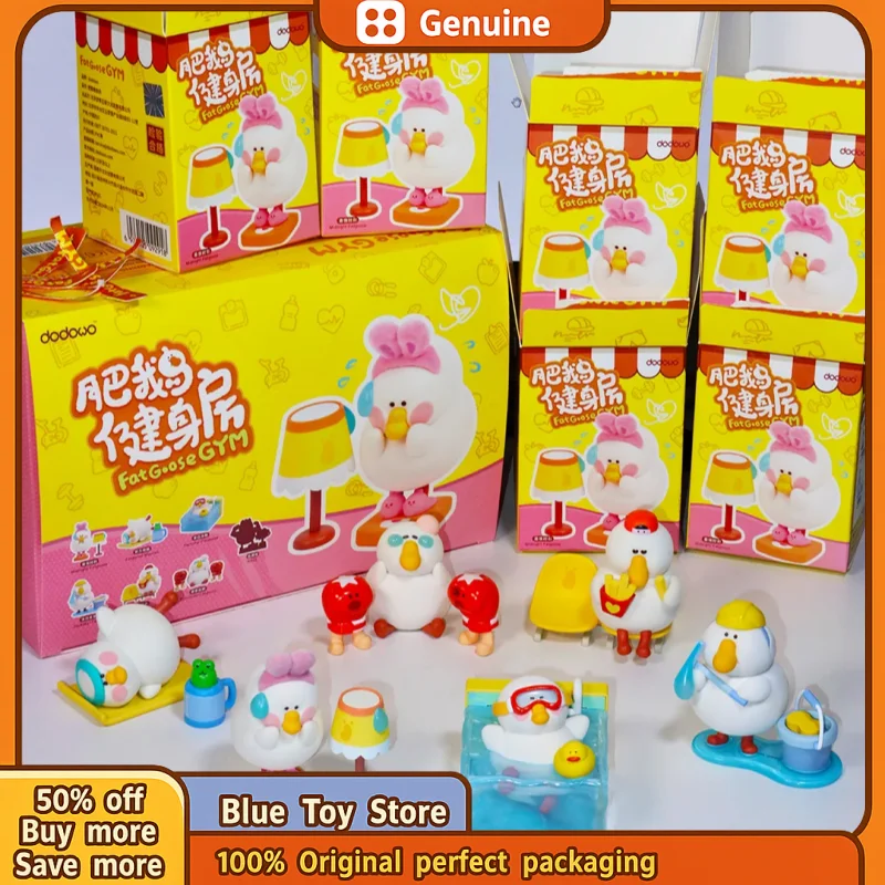 Echte Fatgoosegym Serie Blind Box Geburtstag Geschenk Exquisite Handgemachte Ornamente Hochwertige Kawaii Spielzeug Für Mädchen Und Kinder
