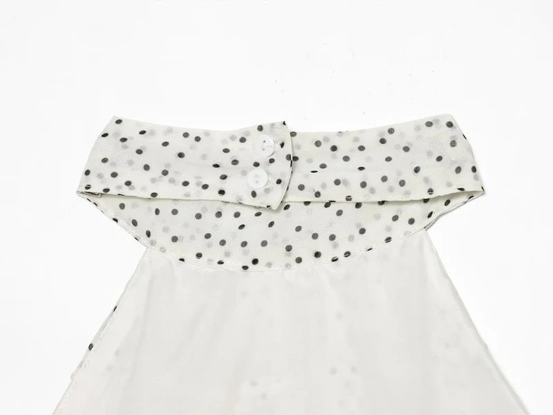 HXAO Y2K Polka Dot Tops für Damen, Sommer Crop Halter Top, Weiß, Ärmellos, Rückenfrei, Sexy Ausgeh-Top, 2026 Resort Strandmode – Detail 8