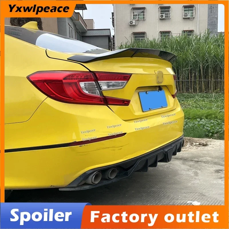 

For Honda Accord 10th Generation 2018-2022 High Quality ABS Material Rear Trunk Lip Spoiler Wing Body Kit Accessories