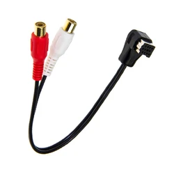 Car Radio Audio Input RCA Cable Adapter for Pioneer IP-Bus