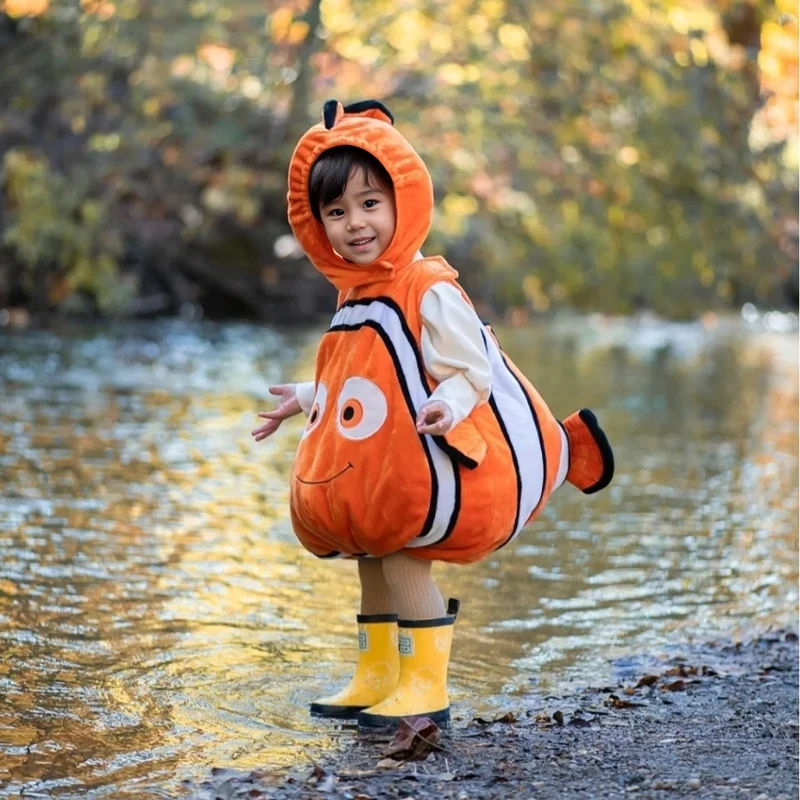 Clownfi Prestatiekostuum Kinderdier Doll Outfit Halloween Prestaties Kleuterschool Fi Thema Toneelkostuum