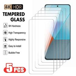 Screen Protector For Xiaomi Redmi Note 8 9 10 11 12 13 14 Pro 4G 5G Tempered Glass 10S 11S 12S Clear HD High Definition