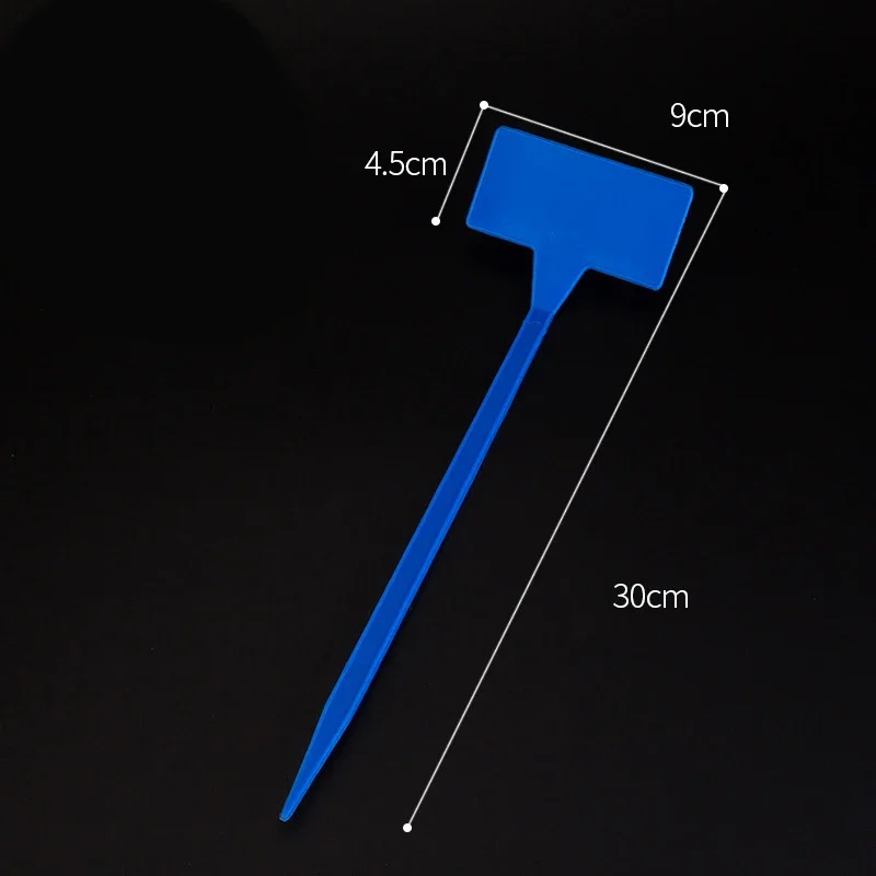 Upturned Nursery Tray Garden Labels, Set of 10 Plastic Plant Tags Markers, Matte Finish, Easy to Read, Multiple Colors