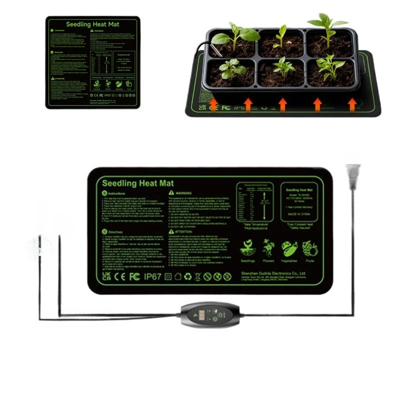 Switch Version of Climbing Pet Heating Pad Turtle Snake Lizard Frog Spider Heating Pad Reptile Waterproof Temperature Adjustment