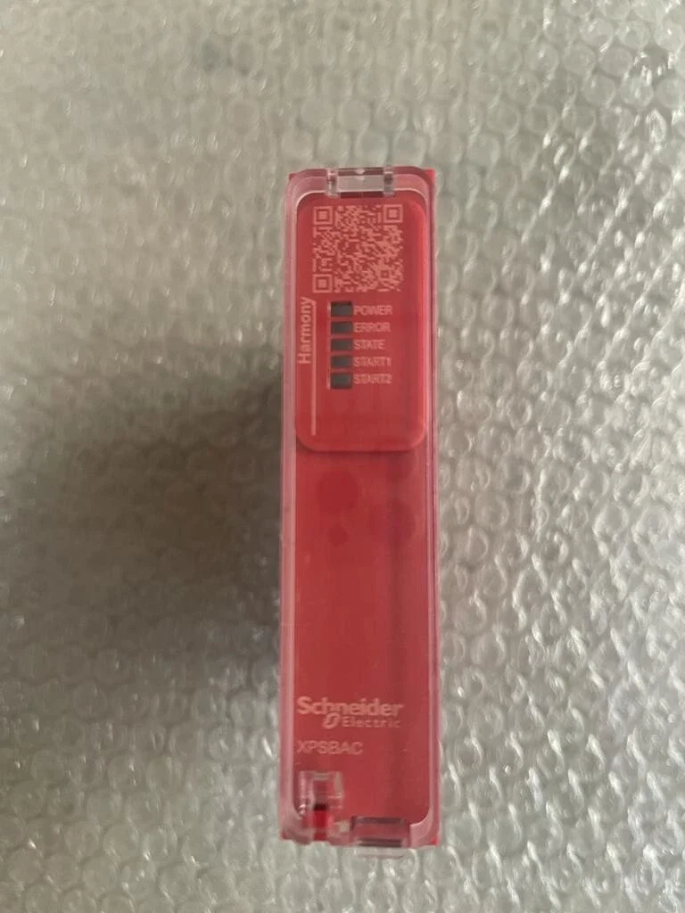XPSBAC34AP safety module, Harmony XPS, estop or guard, connected to supply terminals 48 to 240V AC or DC , no inputs, screw