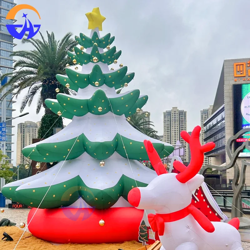 

Giant Inflatable Christmas Tree Model - Christmas Decoration Prop for Outdoor Yards, Parties & Events