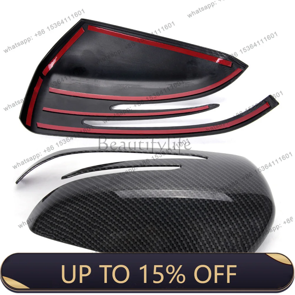 PJ car modification suitable for W205X253W213W222 rearview mirror cover rearview mirror
