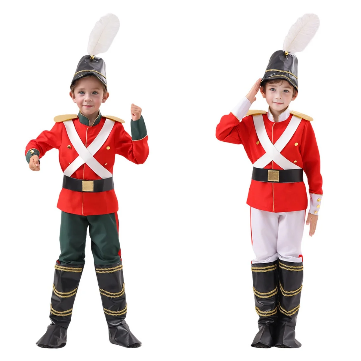 

Halloween Toy Soldier Costume for Boys Kids Unisex Nutcracker Toy Solider Uniform Fancy Dress Halloween Costumes Suit 2025 New