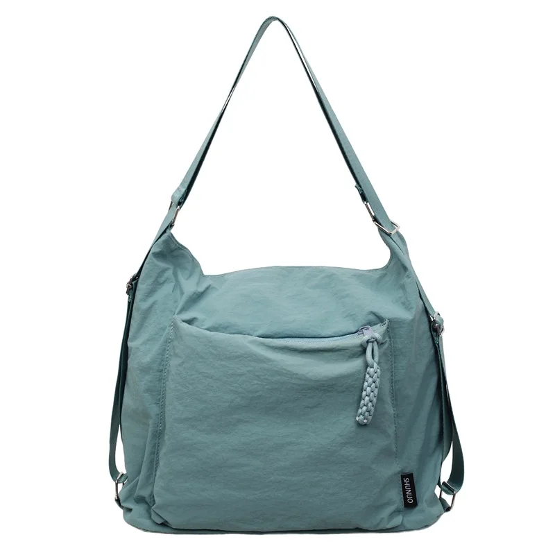 

Slouchy Style Large-Capacity Women's Bag - Casual Versatile Oxford Canvas, Convertible Shoulder & Crossbody