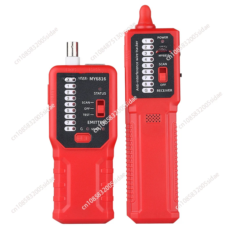 

MY6816Network Cable Tester Digital Signal Finder Anti-jamming Noiseless On-load Line Finder with Line Finding Alignment Function