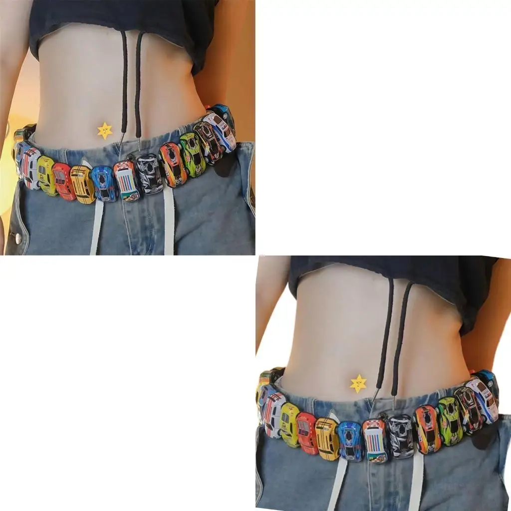 

Забавный автомобильный ремень для женщин, гибкий ремень из искусственной кожи, образовательный аксессуар для уличной одежды