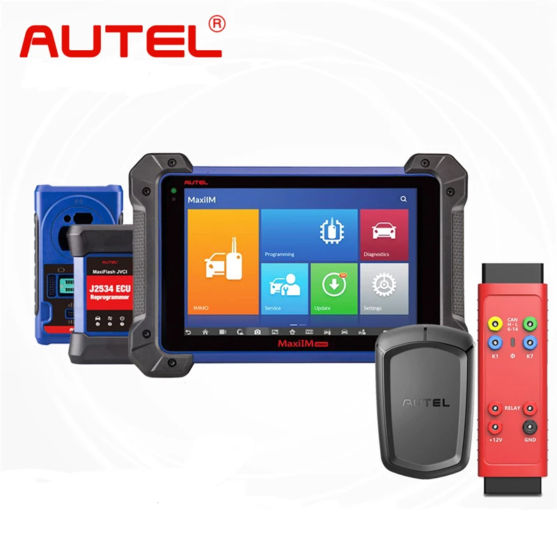 Original Autel MaxiIM IM608 Key Programmer Full Version with Autel APB112 Smart Key Simulator and G-BOX2 Adapter