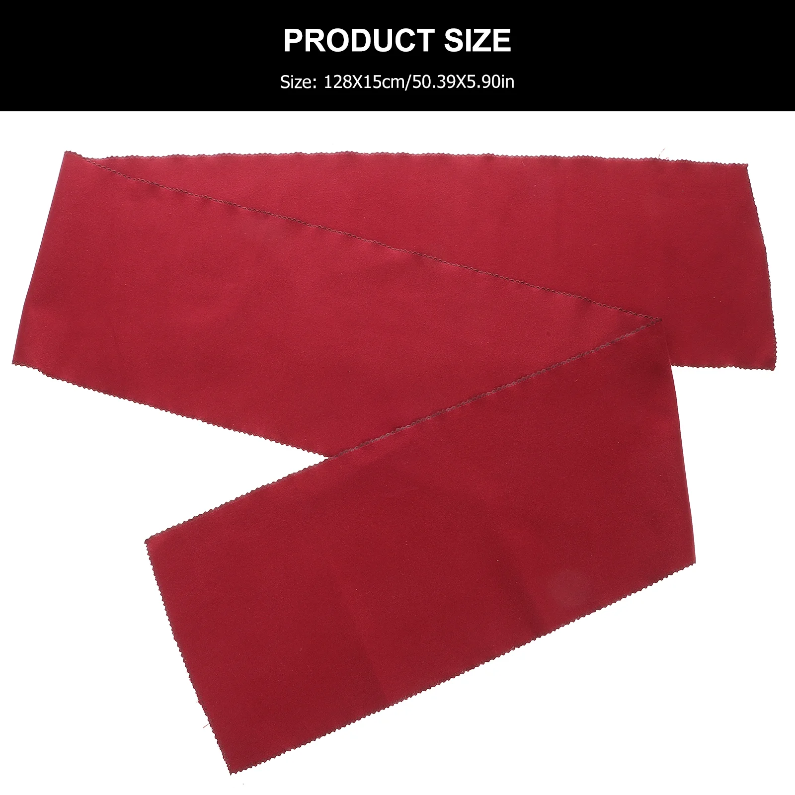 127*15CM Piano Keyboard Cover Key Cover Cloth (Red) Piano Cover for Piano Cleaning Care Piano key cover