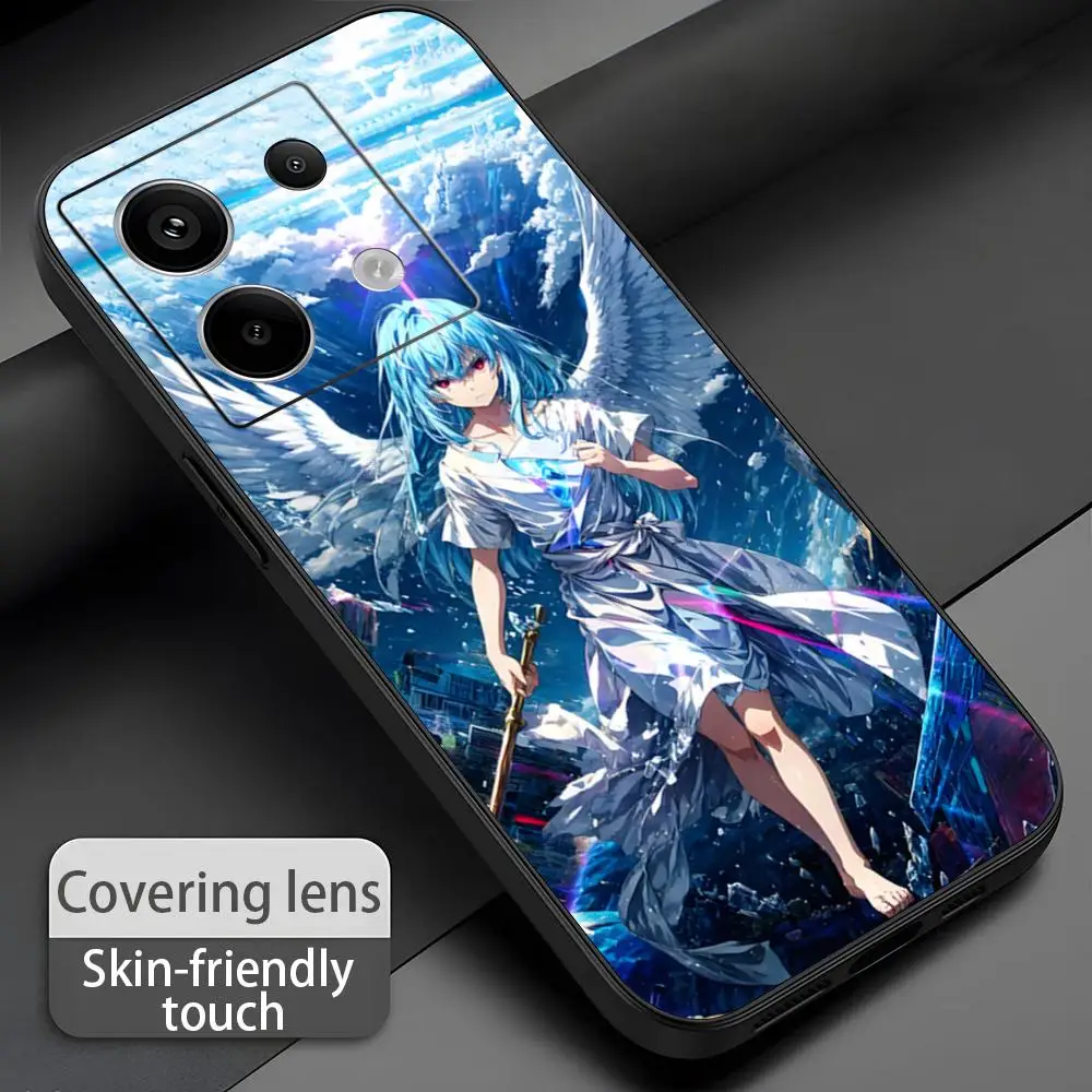 Slime Anime Rimuru Tempest  Phone Case For Redmi Note 14 13 12 11 Pro Plus S 5G 14C A3 Soft Black Phone Cover view 2
