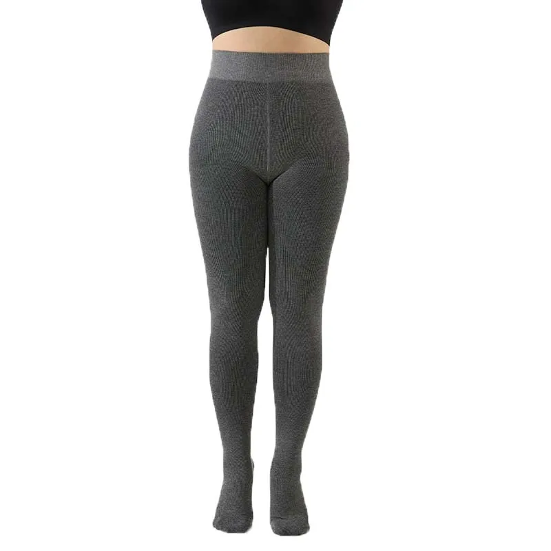 Thick Thermal Tights Stockings Women Warm Winter Plus Size Loose Pantyhose Leggings Female High Waist Elastic Fat Pantyhose
